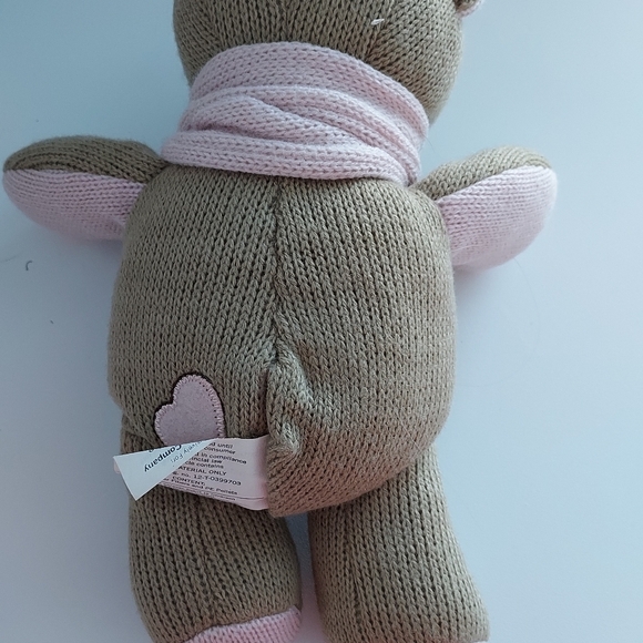 Starbucks Bearista Bear Knit Plush Winter 89th Edition Pink Heart Key 2010 - Picture 5 of 9